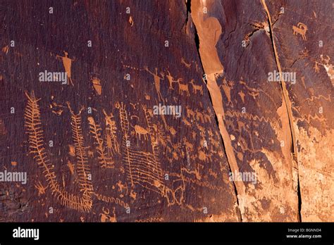 Anasazi Petroglyphs Canyonlands National Park Usa Stock Photo Alamy