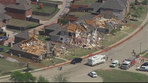 Drone Footage Aerial Images Of North Texas Storm Damage