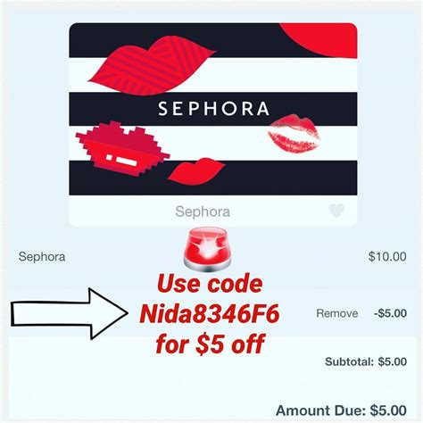 Create a free account and access a range of personalized services easily: Everything Shopping Related — 🔥$5 for $10🔥 That's 50% off! Get a $10 Sephora...