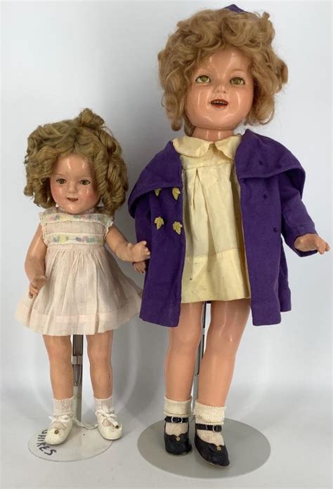 Lot 2 Ideal Composition Shirley Temple Dolls Includes 17 Shirley