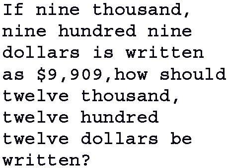 Writing two thousand and fifty dollars in a check: Teasers,puzzles and amazing pics: February 2012