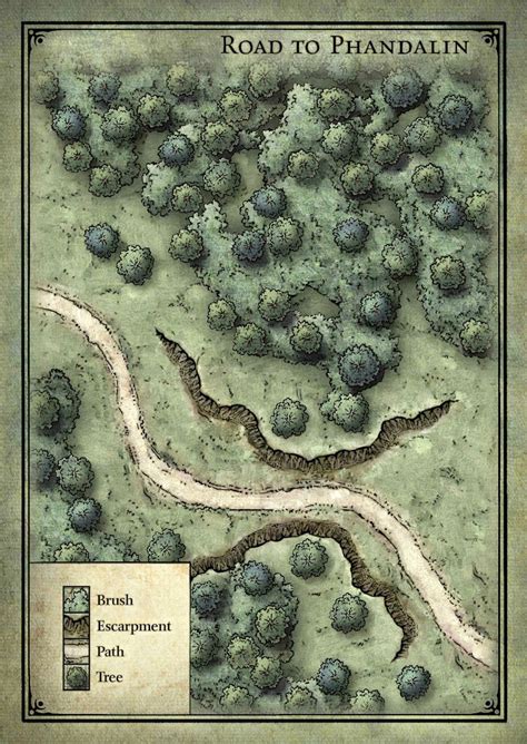 Goblin Ambush Map Lost Mine Of Phandelver Dungeon Maps Fantasy Map
