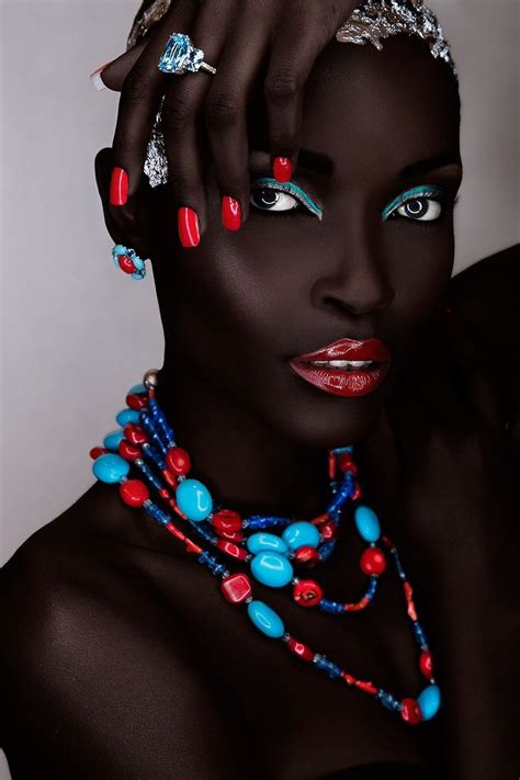 African Beads Jewelry Necklaces From South Africa Ghana Cameroon Beautiful Black Women