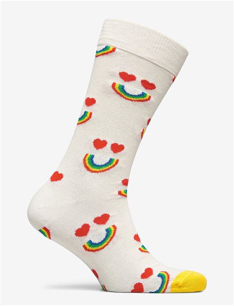 Happy Rainbow Sock White 4950 Kr Happy Socks