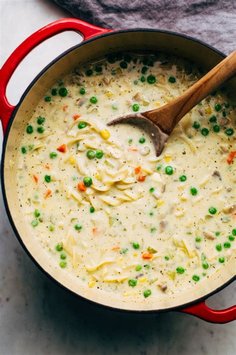 This link is to an external site that may or may not meet accessibility guidelines. Creamy Cozy Chicken Pot Pie Soup Recipe | Little Spice Jar