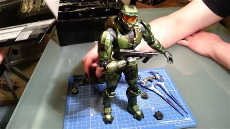Square Enix Play Arts Kai Halo 2 Master Chief Figure Review Youtube