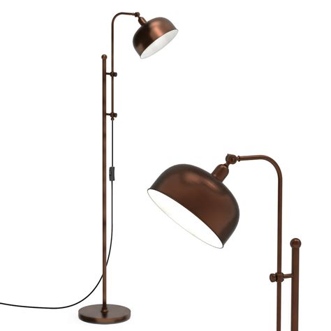 Costway Industrial Floor Lamp Standing Pole Light Wadjustable Lamp