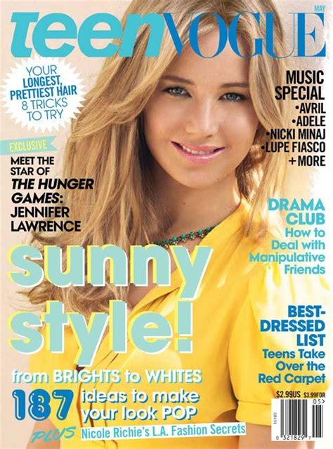 Jennifer Lawrence For Teen Vogue May 2011