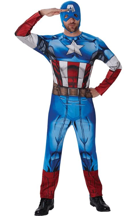 Adult Classic Captain America Costume