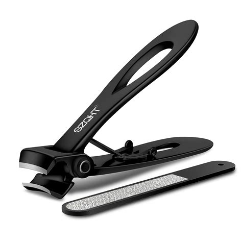 buy szqht ultra wide jaw opening nail clippers set toenail clippers for thick nails cutter for