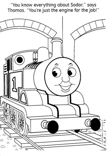 fun coloring pages thomas  tank engine coloring pages