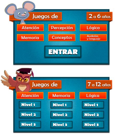 Juegos de memoria para ninos adultos y personas mayores. Juegos mentales y de inteligencia para niños de primaria ...