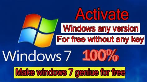 How To Activate Windows 7 And Make It Genuine Without Any Activation