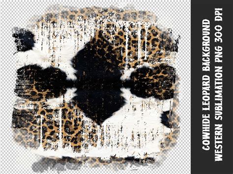 Cowhide Leopard Background Sublimation Graphic By Denizdesign · Creative Fabrica
