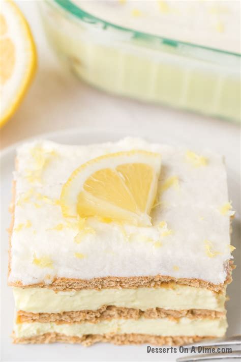 Lemon Icebox Cake No Bake Lemon Icebox Cake Recipe