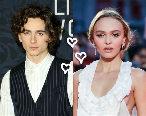 timothée chalamet and lily rose depp are back together and super happy deets here perez hilton
