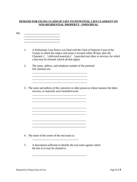 Georgia Filing Claim Form Fill Out And Sign Printable Pdf Template