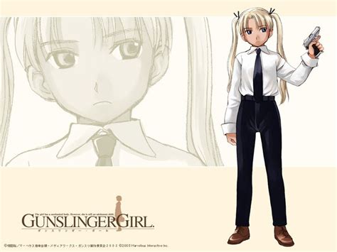 Triela From Gunslinger Girl Gunslinger Girl Girls Image Black Anime Characters