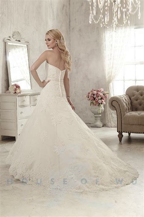 Bestowed With A Rich Beaded Sweetheart Neckline This Strapless Gown