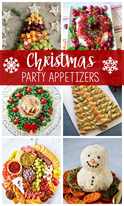 Fun And Festive Christmas Appetizers Crazy Little Projects