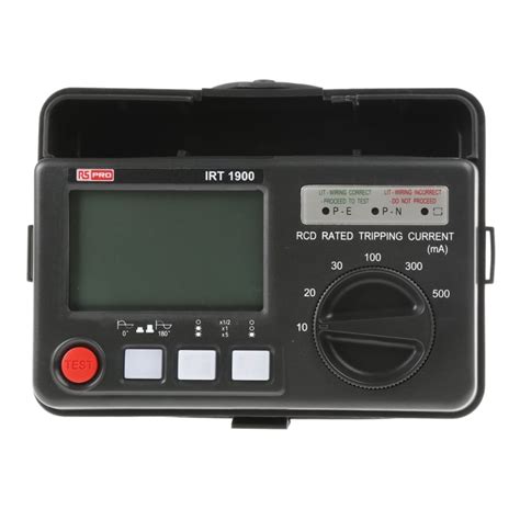 Rs Pro Rs Pro Digital Rcd Tester Rcd Test Type Ac Rcd Test Current