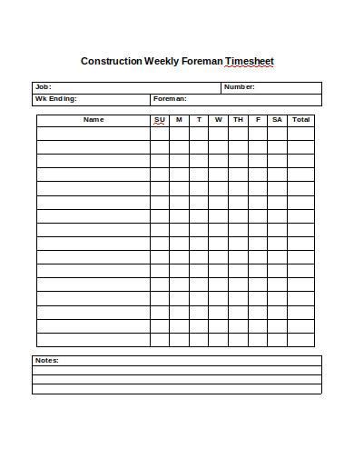 Free Contractor Timesheet Template Excel Portal Tutorials