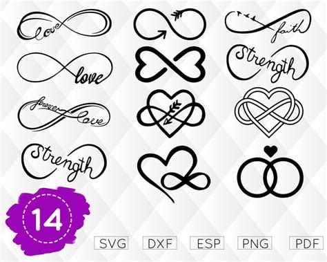 Love Infinity Svg Infinity Svg Love Svg Valentine Svg Infinity Sign