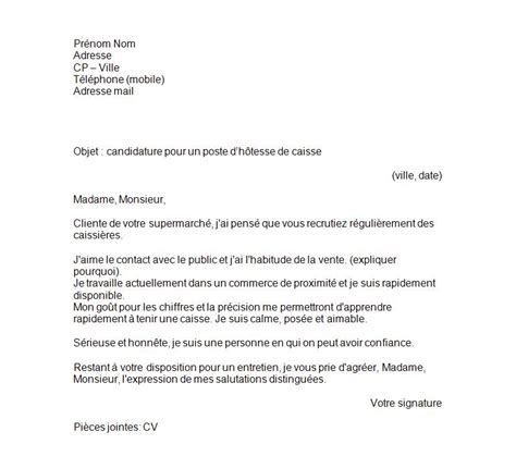 Exemple Lettre De Motivation Pour Un Poste