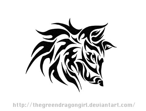 Sun Wolf Tribal By Thegreendragongirl On Deviantart