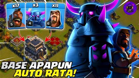 Bantai Base Apapun Pekka Wizard Hog Rider Strategi War Th 9 Coc Indonesia Youtube