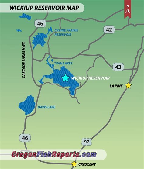 Wickiup Reservoir Fish Reports And Map