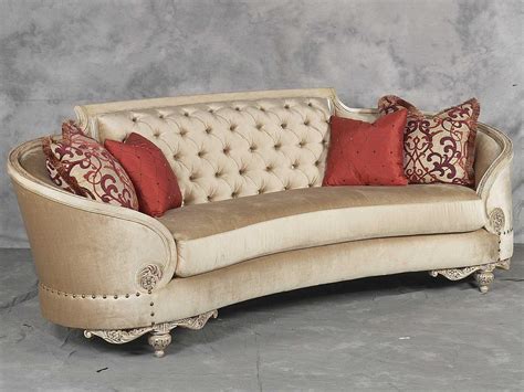 Luxury Silk Chenille Solid Wood Sofa Set 3pcs Hd 90009 Classic