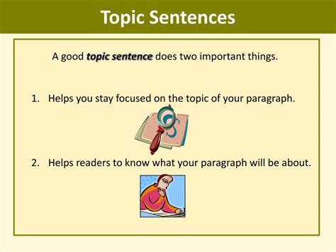Ppt Writing Topic Sentences Mini Lesson Powerpoint Presentation Id
