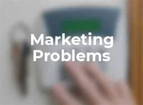 Marketing Problems How To Identify And Define Marketing Problems