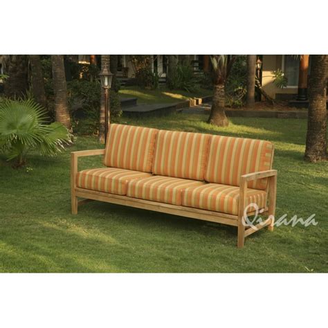 Marbella Lounge Bench 3 Seater Indonesia Teak Garden Furniture