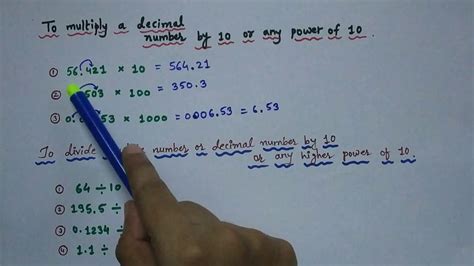 Decimal Multiplication Decimal Division By Power Of