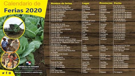 Calendario De Ferias En Panama 2023 Imagesee