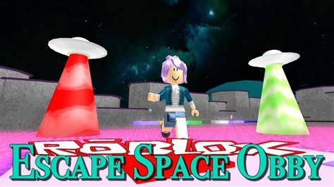 Ufos Roblox Escape Space Obby Youtube