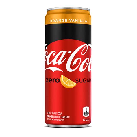 Coca Cola Orange Vanilla Zero Sugar Can 12 Fl Oz Cola Meijer Grocery