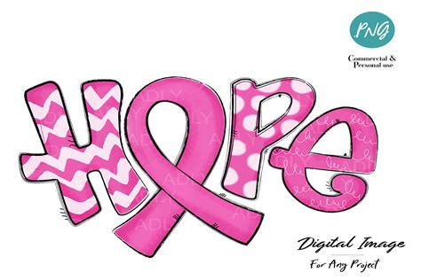 Breast Cancer Png Believe Ribbon Png Sublimation Believe Cancer