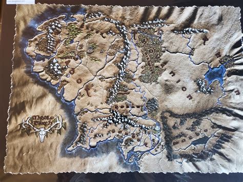 Middle-Earth 18×24 Map Print – ODDMALL OUTPOST