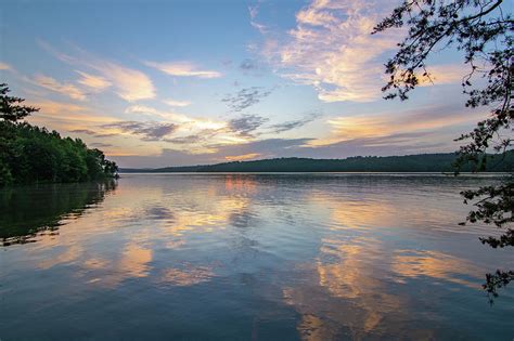 Badin Lake Sunrise Photograph By Derrick Smith Pixels