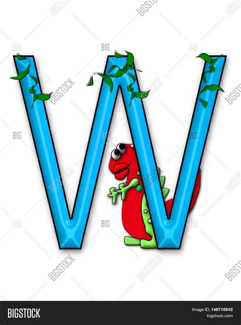 Letter W Alphabet Set Image And Photo Free Trial Bigstock