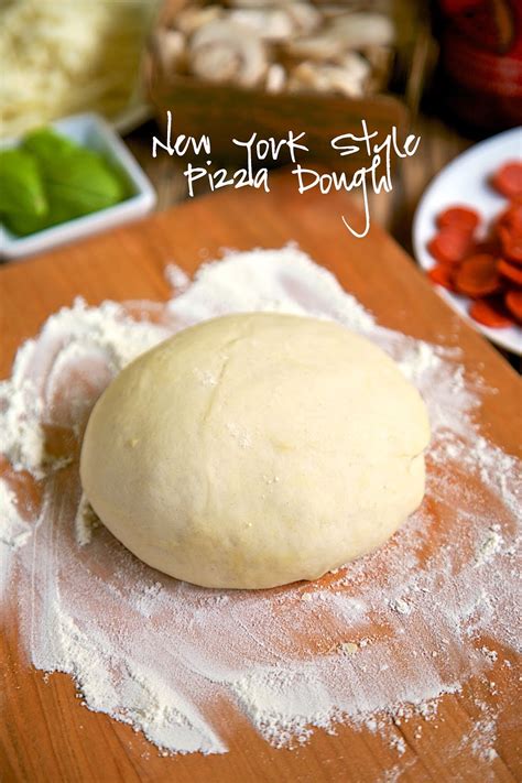1 hour before baking, adjust oven rack with pizza stone to middle position and preheat oven to 500°f. New York Style Pizza Dough | Plain Chicken