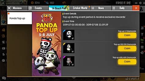 It is located in the pet shop or in the shop tab where game passes are sold. Top Up 600 Diamonds & Get Free Detective Panda & Skull ...