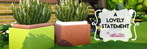 Sims 4 Planters