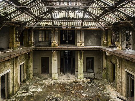 Haunting Photos Of Europes Abandoned Buildings From Steel Plants To