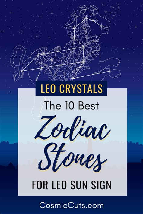 Leo Crystals The 10 Best Zodiac Stones For Leo Sun Sign Artofit
