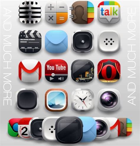 Modern Android Icons Pack On