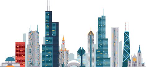 City Buildings Clipart Building Vector Art Png Transparent Cartoon
